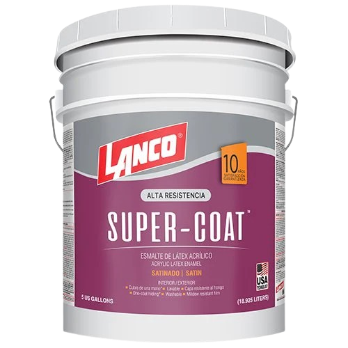 [5000-040] PINTURA LATEX MATE SUPER COAT PASTEL CUBETA LANCO SC688-2