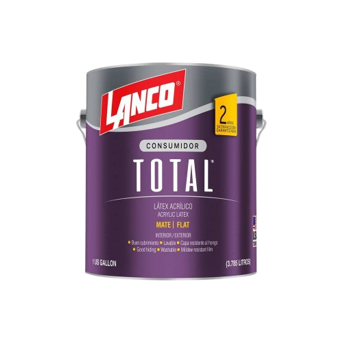 [5000-586] PINTURA TOTAL LATEX ROJO FRESA GALON TL3476-4
